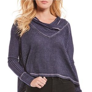 Free People Crop Thermal Sweater